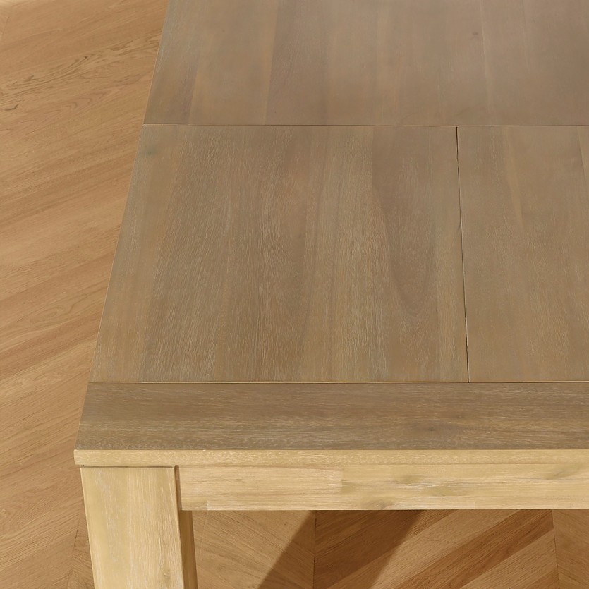 ENZO Extendable Dining Table - Contemporary style, butterfly leaf, seats 8/10