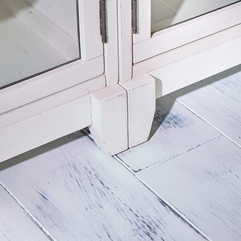 HELIO – Meuble modulable blanc style bord de mer, 2 portes, bois certifié FSC®