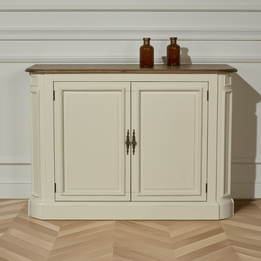 DANIEL – Estilo aparador junto al mar, tablero de roble, 2 puertas, madera certificada FSC®