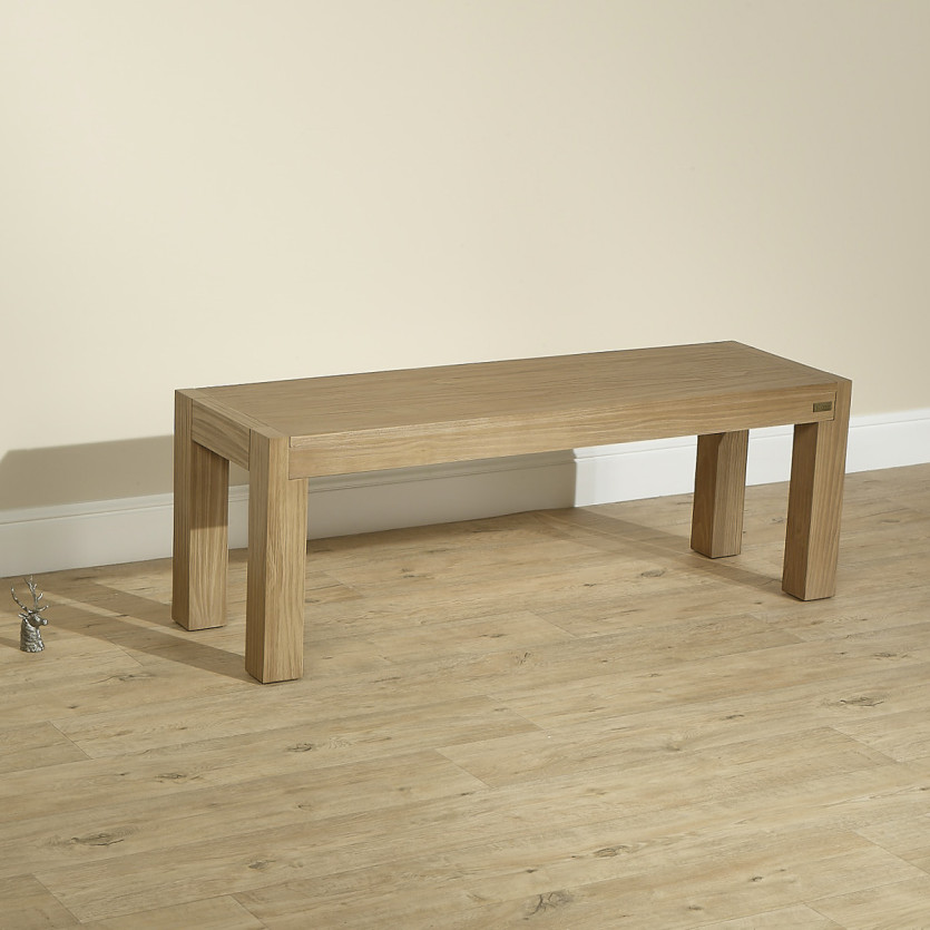Interieurbank MEGEVE – Eigentijdse stijl, 130 cm, FSC®-gecertificeerd hout