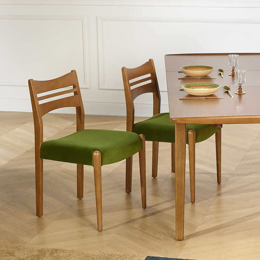 Lot de 2 chaises Liam style scandinave