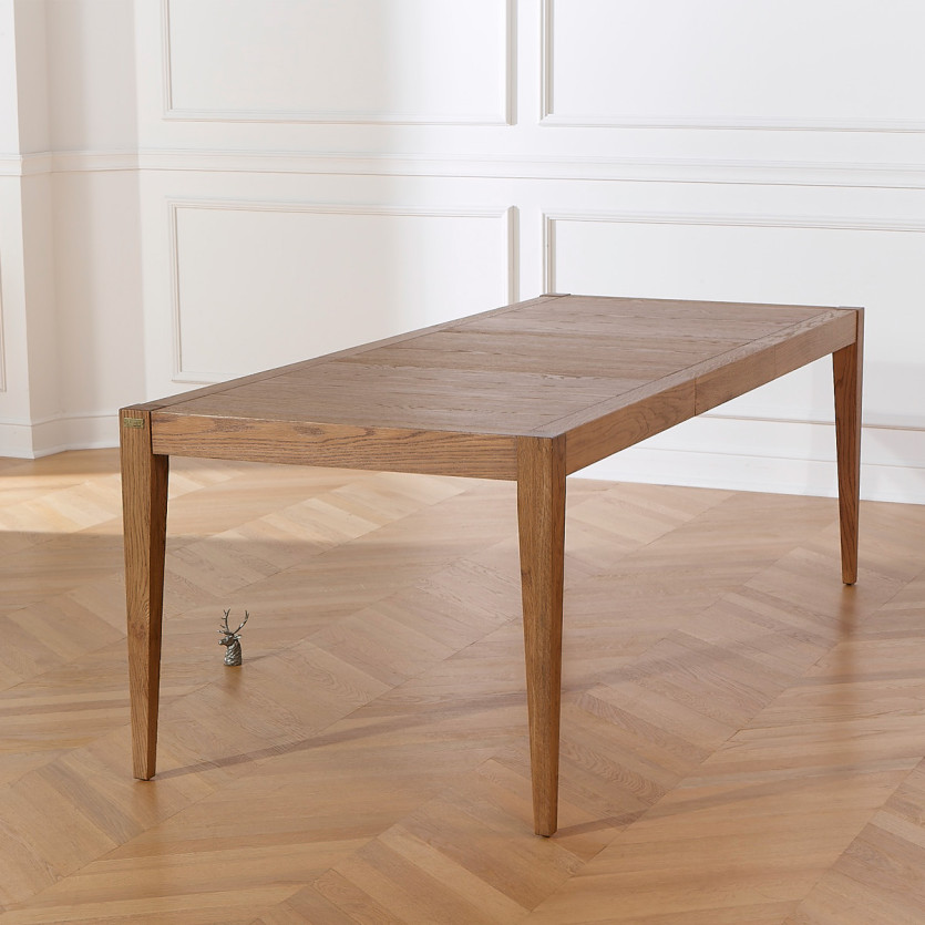 Table à manger extensible MONTANA 1R227 - Style moderne en chêne, 8/10 couverts, 167-227 x 92 cm