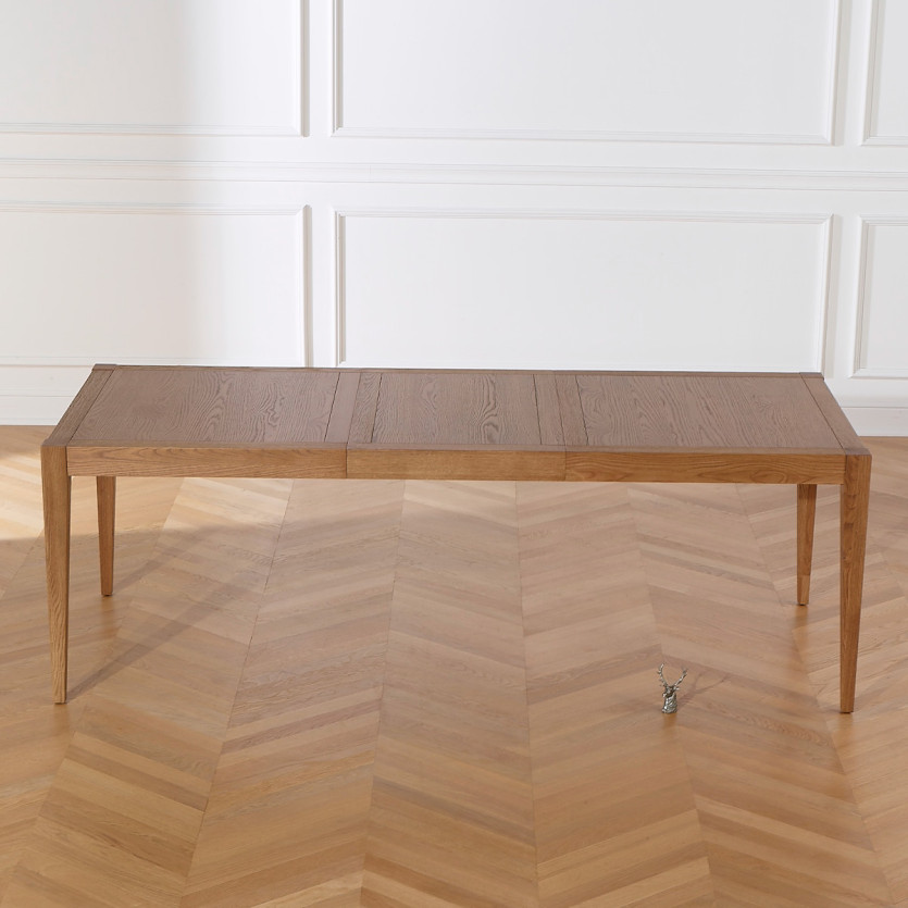 Table à manger extensible MONTANA 1R227 - Style moderne en chêne, 8/10 couverts, 167-227 x 92 cm