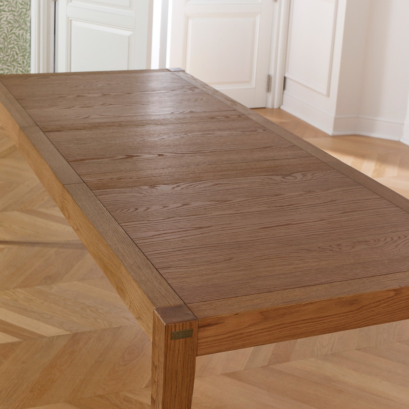 Table à manger extensible MONTANA 1R227 - Style moderne en chêne, 8/10 couverts, 167-227 x 92 cm
