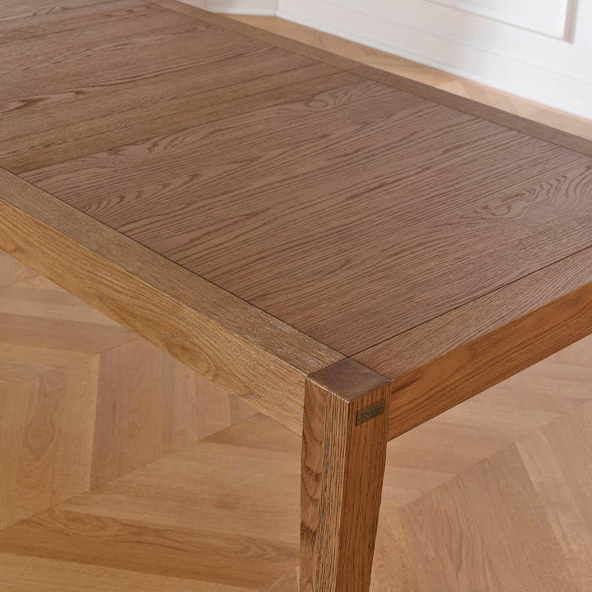 Table à manger extensible MONTANA 1R227 - Style moderne en chêne, 8/10 couverts, 167-227 x 92 cm