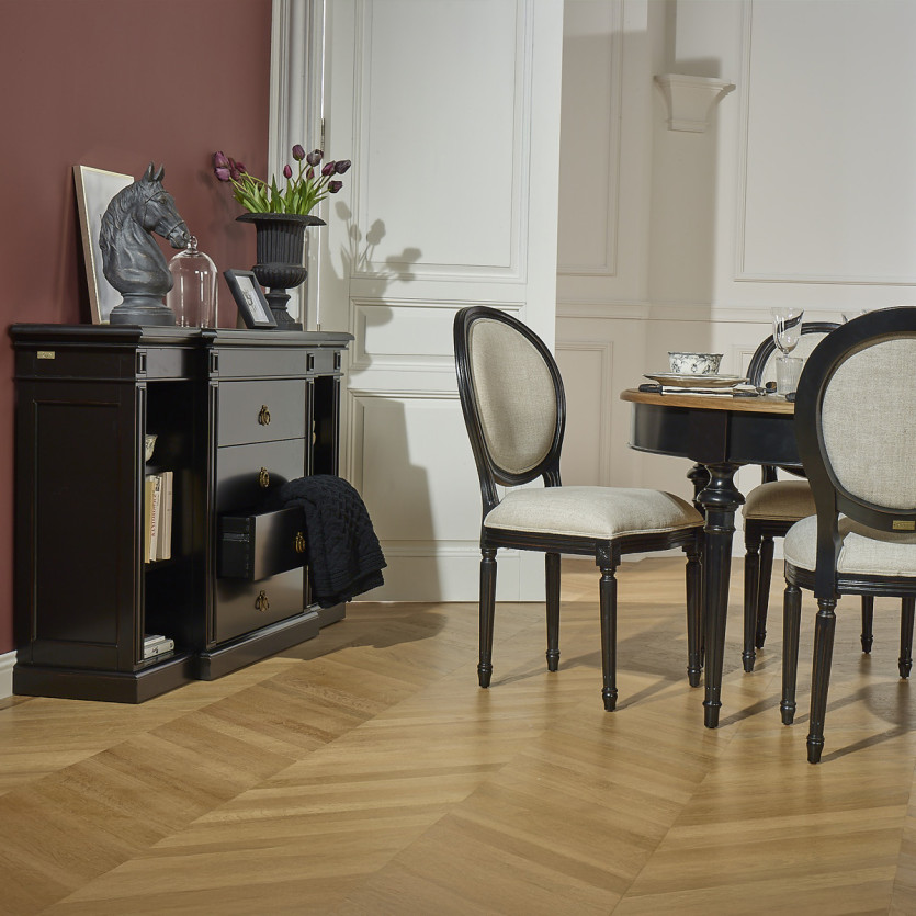 VINCENT-zijtafel – Klassieke stijl, 4 lades, 6 vakken