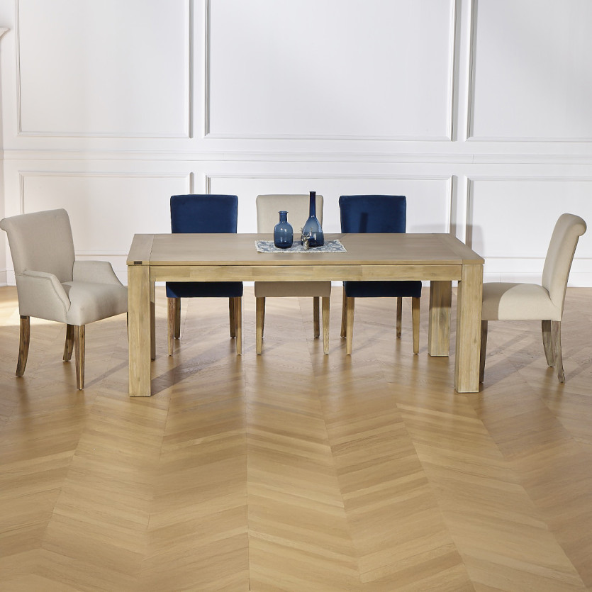 Uitschuifbare eettafel ENZO - Moderne stijl, vlinderblad, 8/10 personen