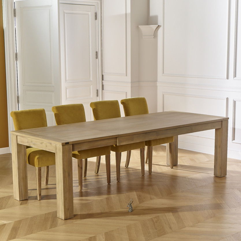 Uitschuifbare eettafel ENZO - Moderne stijl, vlinderblad, 8/10 personen