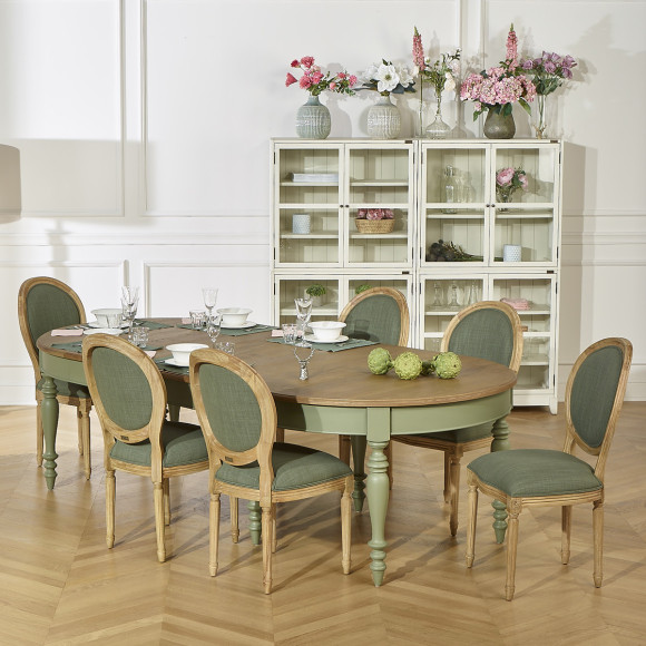 HELIO – Meuble modulable blanc style bord de mer, 2 portes, bois certifié FSC®