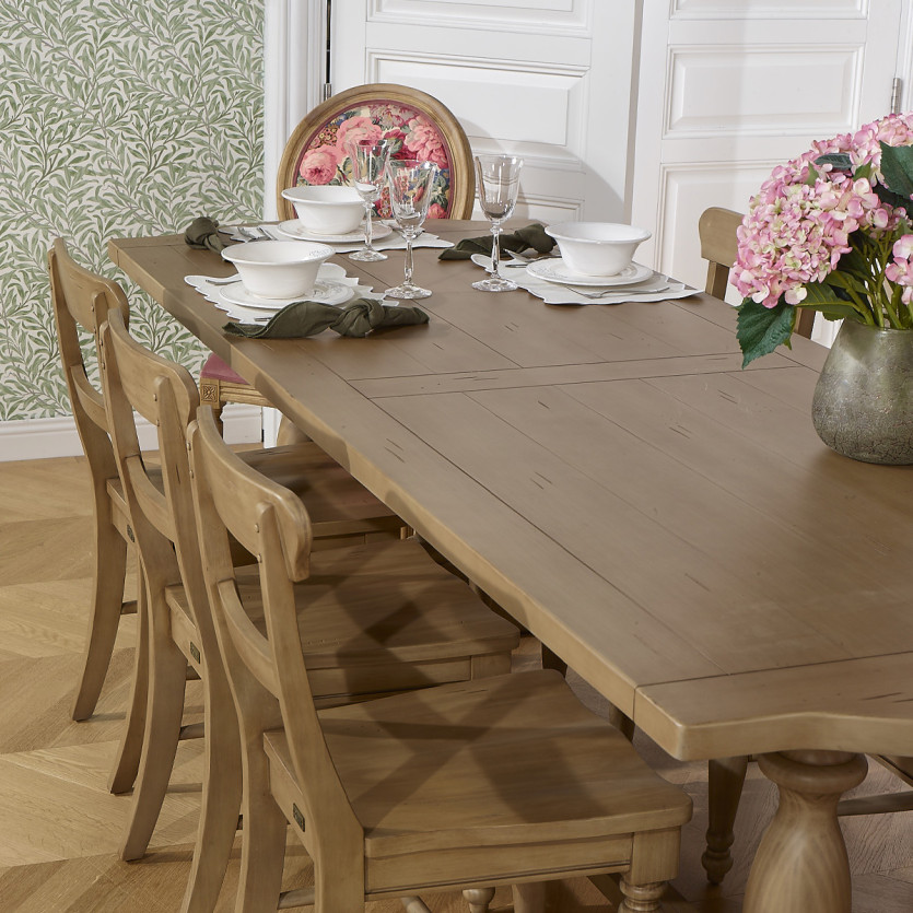 Table à manger JOHNSON – Style contemporain en bois, 8 couverts, bois certifié FSC®