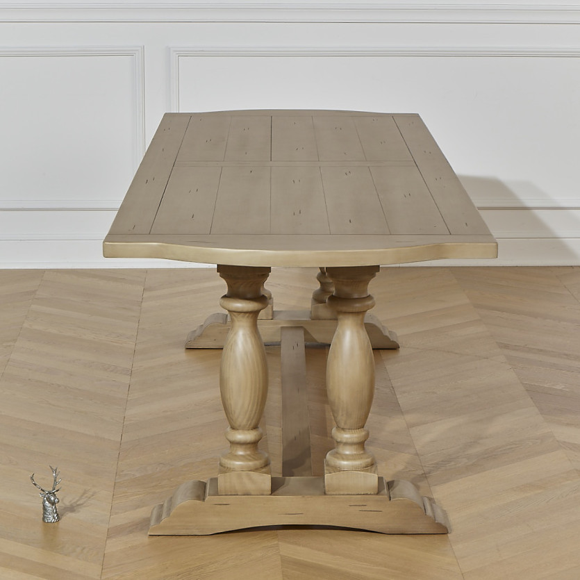 Table à manger JOHNSON – Style contemporain en bois, 8 couverts, bois certifié FSC®