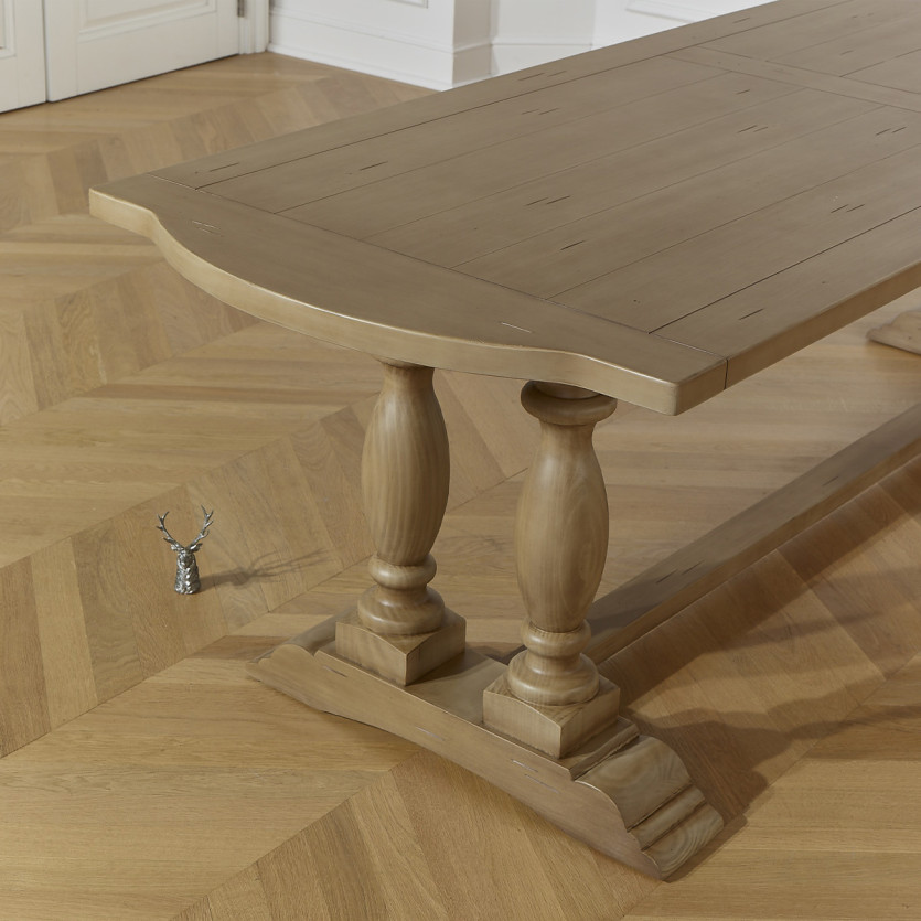 Table à manger JOHNSON – Style contemporain en bois, 8 couverts, bois certifié FSC®