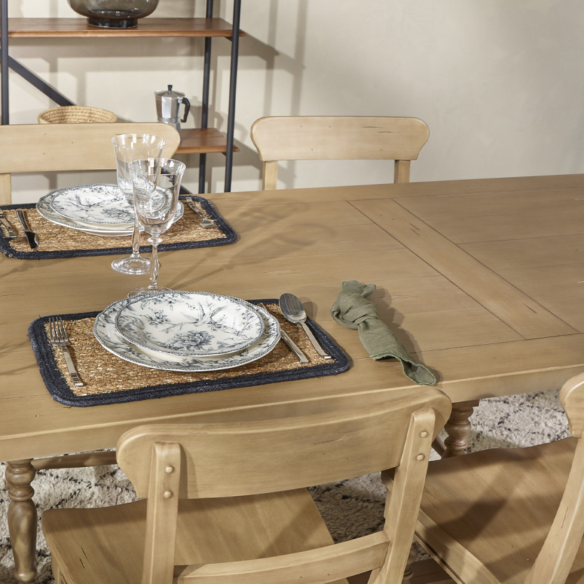 Table à manger JOHNSON – Style contemporain en bois, 8 couverts, bois certifié FSC®