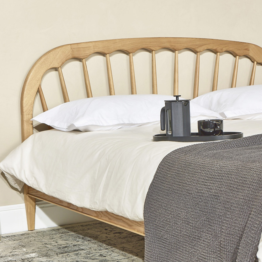 Doppelbett WINDSOR - Zeitgenössischer Stil in Eiche, 160 x 200