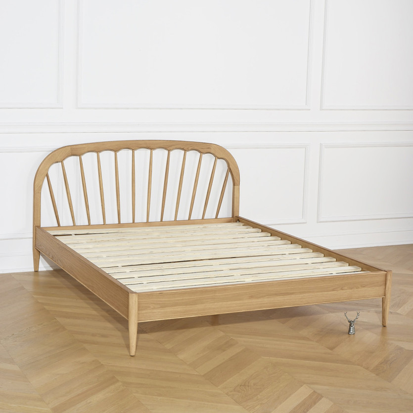 Doppelbett WINDSOR - Zeitgenössischer Stil in Eiche, 160 x 200