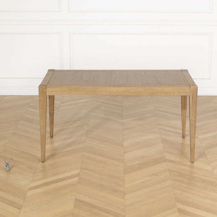 MONTANA S Fixed Dining Table - Modern style in oak, 6 seats, 150 x 78 cm