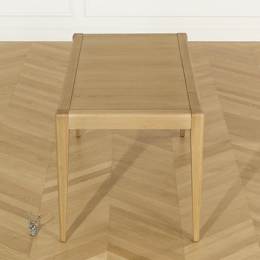 TENNESSEE S150 Fixed Dining Table - Modern style in oak, 6 seats, 150 x 78 cm