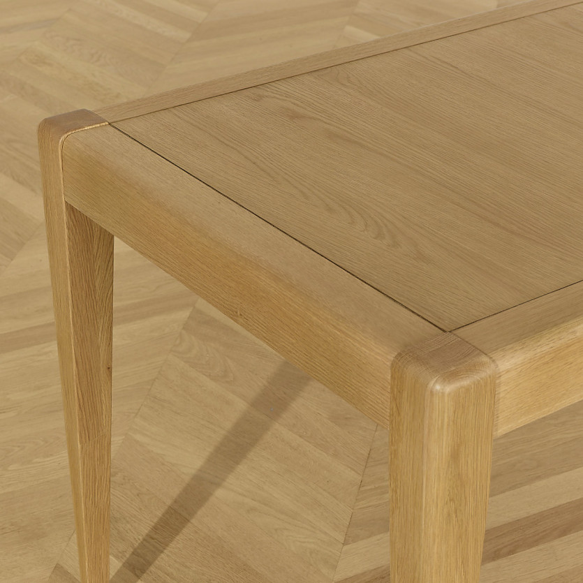 TENNESSEE S150 Fixed Dining Table - Modern style in oak, 6 seats, 150 x 78 cm