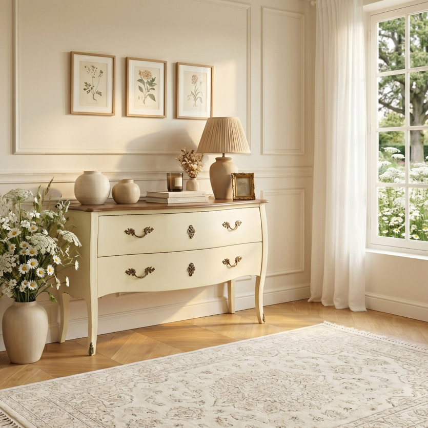 Commode Aliénor blanche