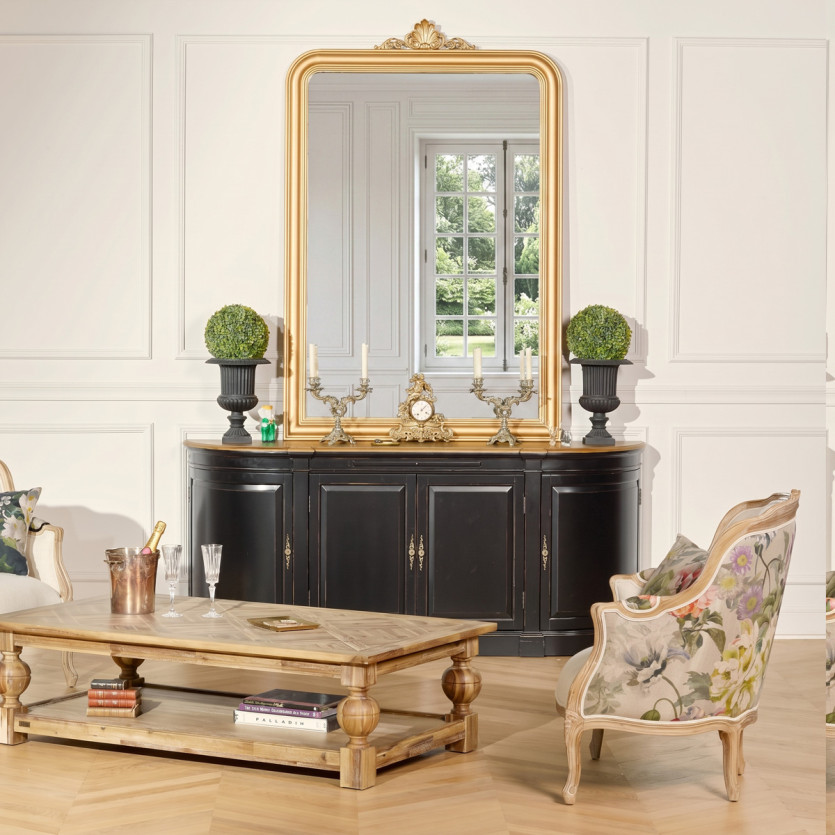 JOSEPHINE - Buffet de salle à manger romantique, 4 portes