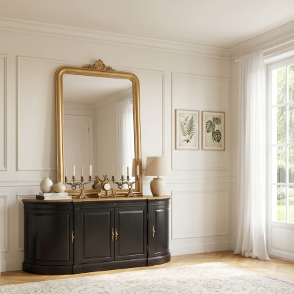 JOSEPHINE - Romantisch dressoir voor de eetkamer, 4 deuren, FSC®-gecertificeerd hout