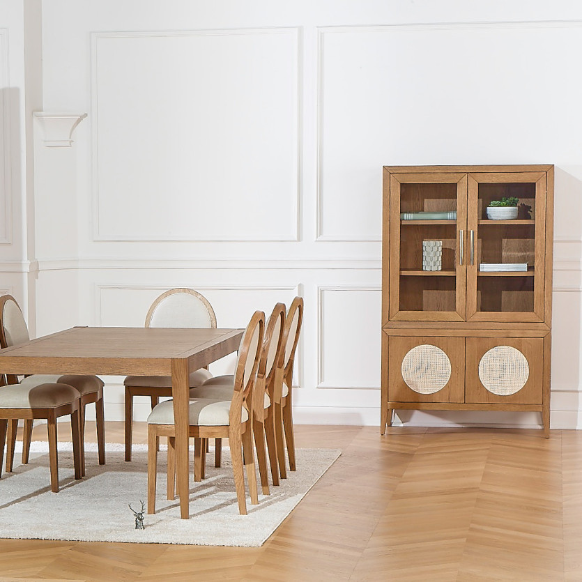 MONTANA Sideboard - Contemporary style in oak, 4 doors, 3 shelves