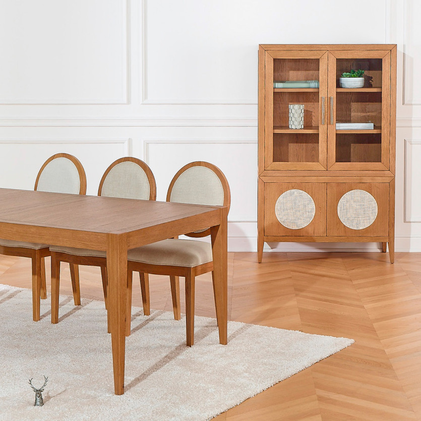 MONTANA Sideboard - Contemporary style in oak, 4 doors, 3 shelves