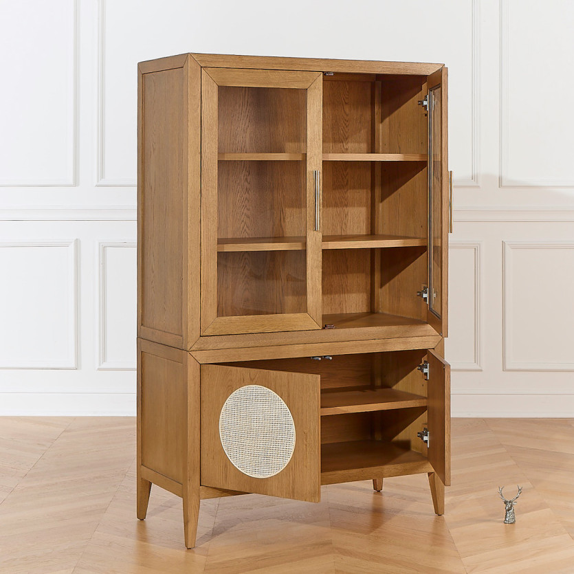 MONTANA Sideboard - Contemporary style in oak, 4 doors, 3 shelves