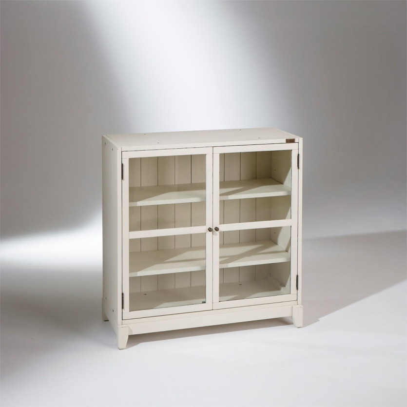 HELIO – Mueble modular blanco de madera maciza, 2 puertas, madera certificada FSC®