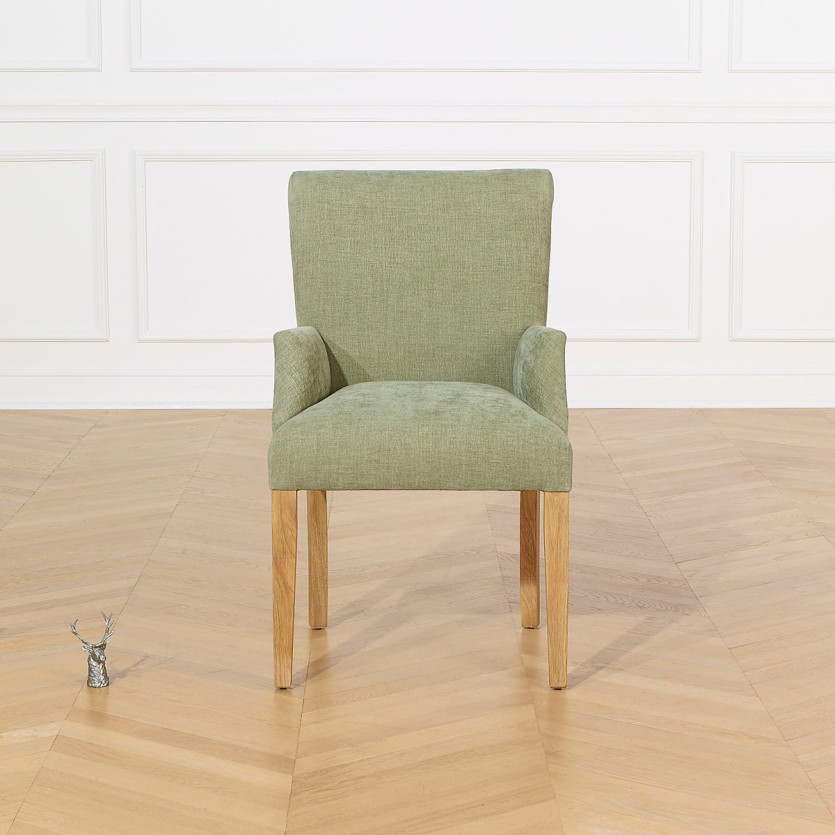 ALISON dining chair - Contemporary style, solid wood legs