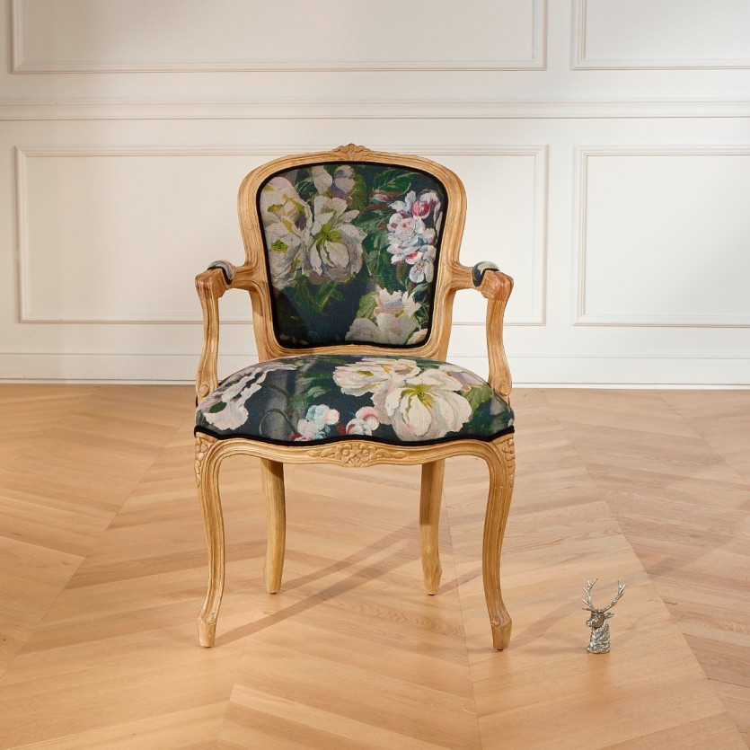 Fauteuil cabriolet, LOUVRE GRAPHITE