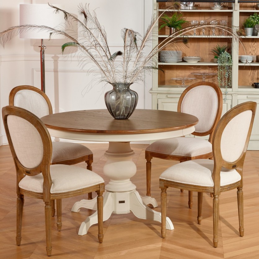 Table ronde bois extensible robin des bois