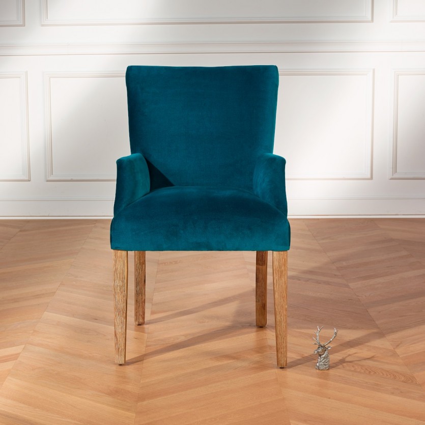 Fauteuil de table ALIX, velours