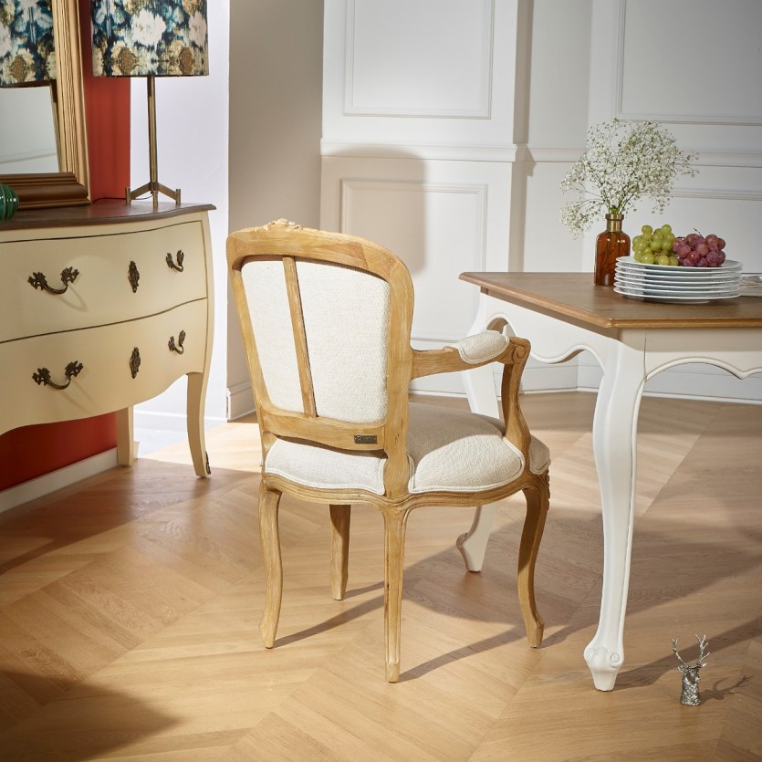 Fauteuil cabriolet style louis XV
