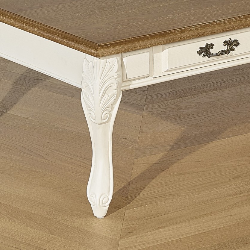 Table Basse Marianne Shabby chic, blanche