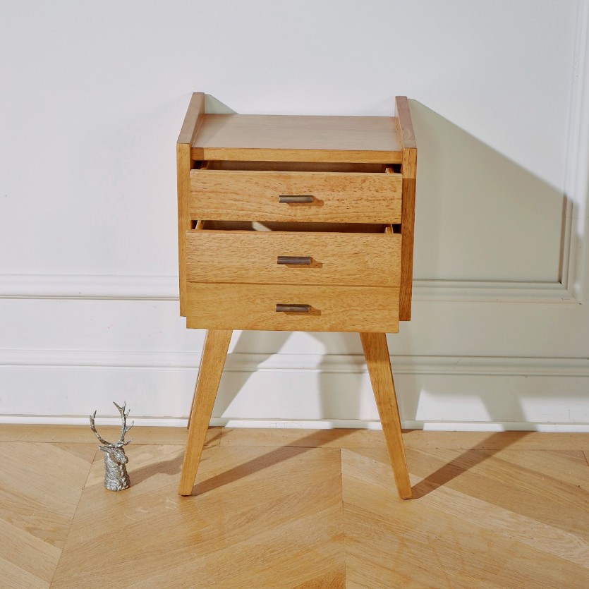 Chevet scandinave NICOLAS en bois 