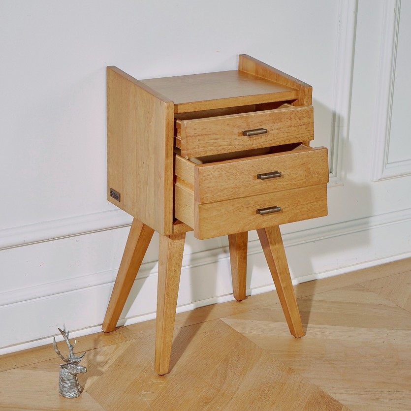 Chevet scandinave NICOLAS en bois 