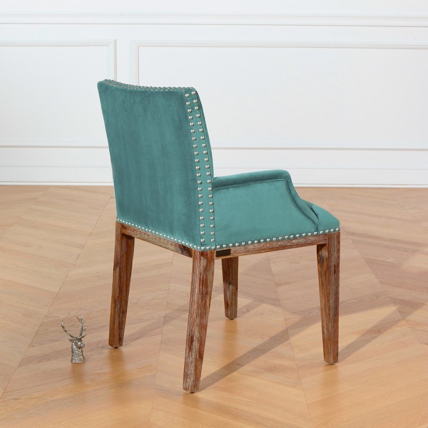 Fauteuil de table Kenza Velours