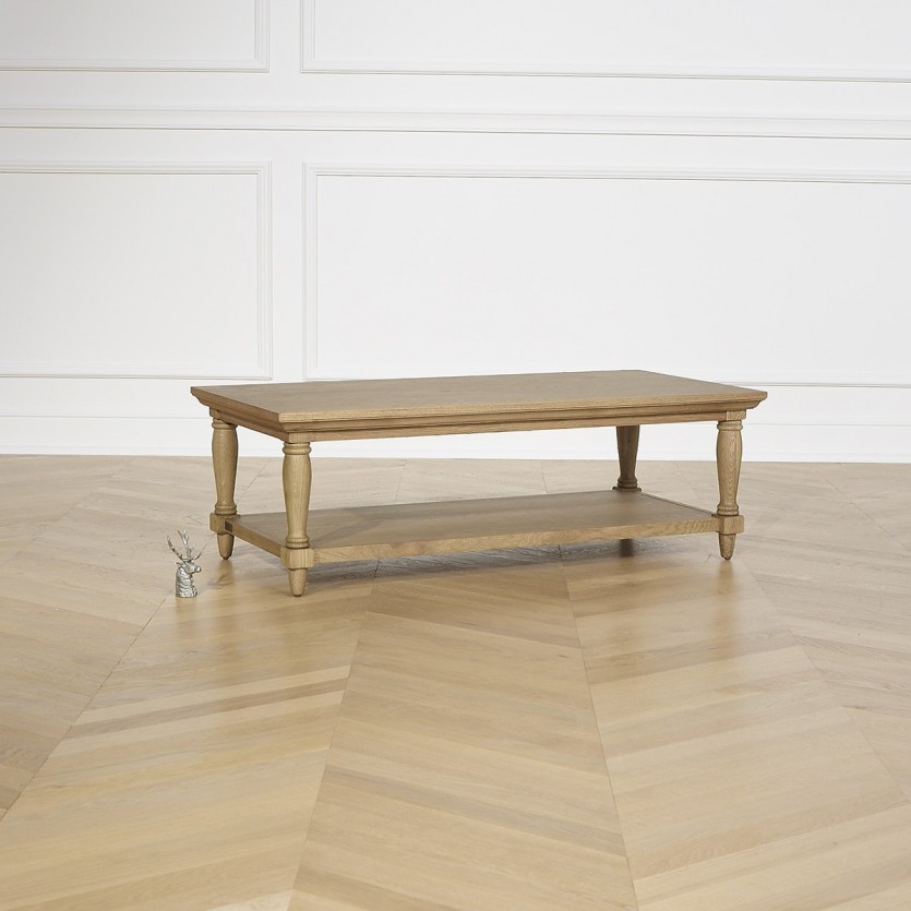 Table basse chene shabby chic EDINBURGH