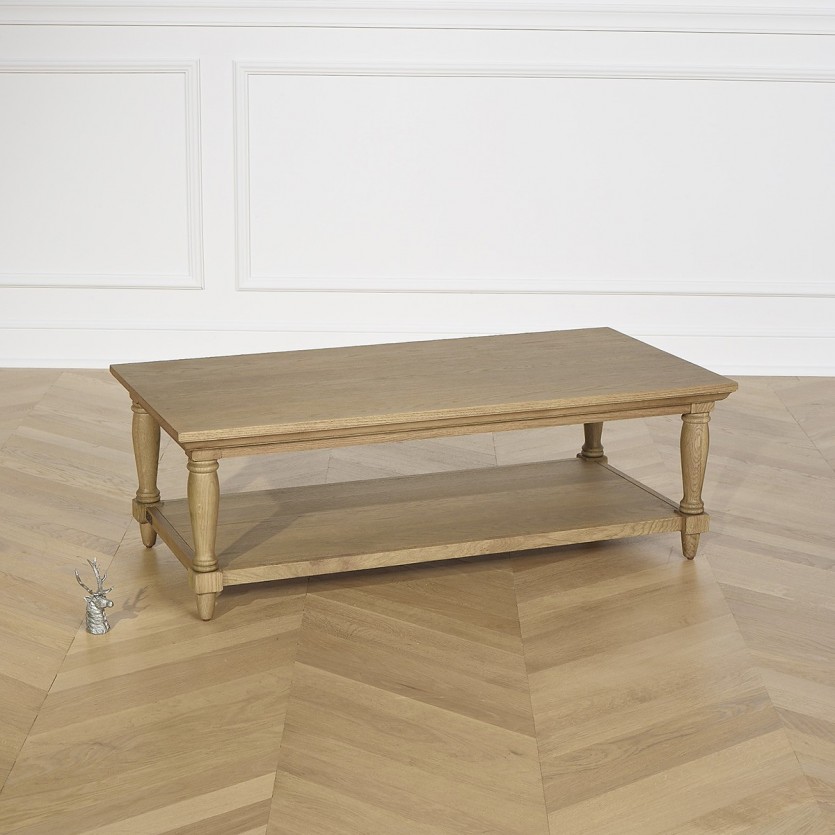 Table basse chene shabby chic EDINBURGH