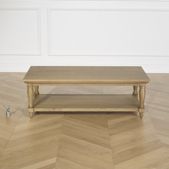 Table basse chene shabby chic EDINBURGH