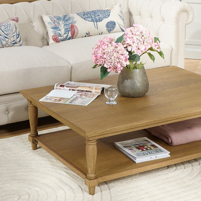 Grande table basse en chene EDINBURGH