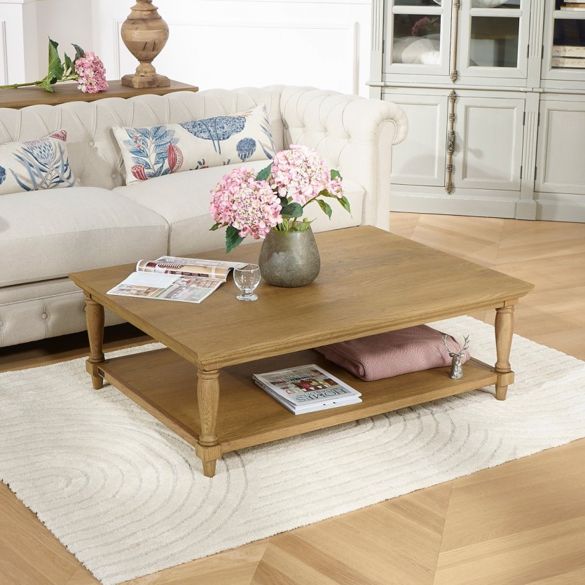Grande table basse en chene EDINBURGH