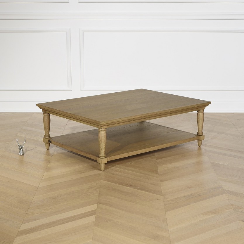 Grande table basse en chene EDINBURGH
