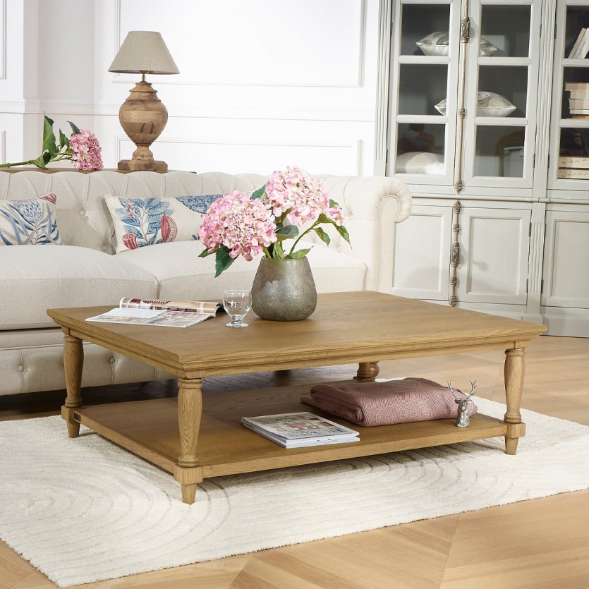 Grande table basse en chene EDINBURGH