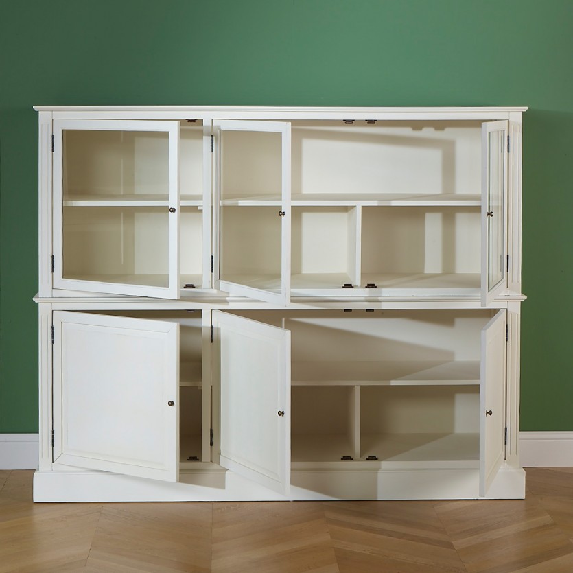 TOULOUSE - Modulaire houten buffetvitrine, 9 deuren