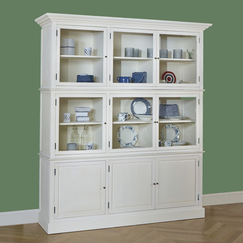 TOULOUSE - Modulaire houten buffetvitrine, 9 deuren