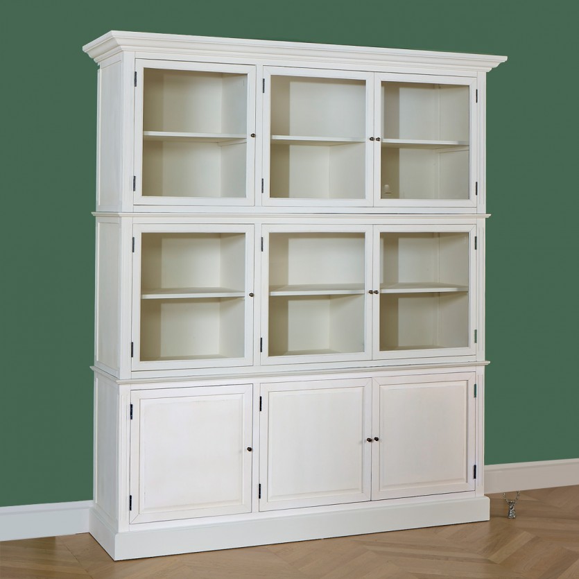 TOULOUSE - Modulaire houten buffetvitrine, 9 deuren