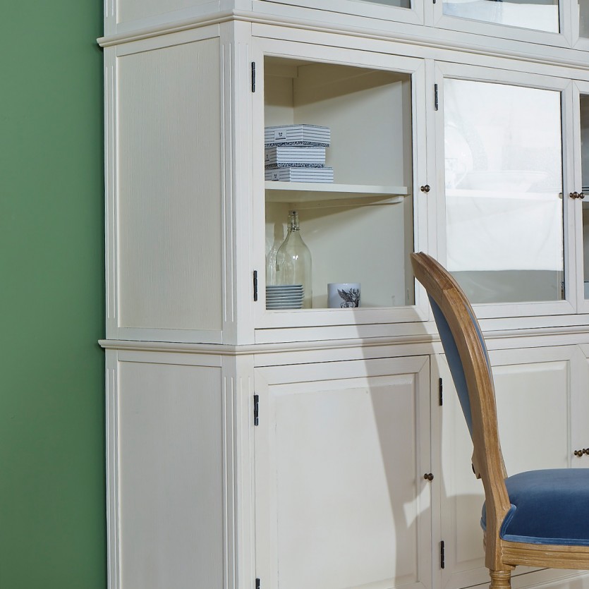 TOULOUSE - Modulaire houten buffetvitrine, 9 deuren