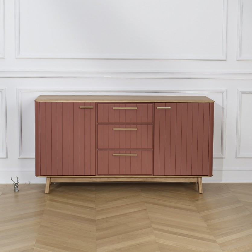 JOËL - Esszimmerbuffet, moderner Stil, Eichenplatte 160 cm